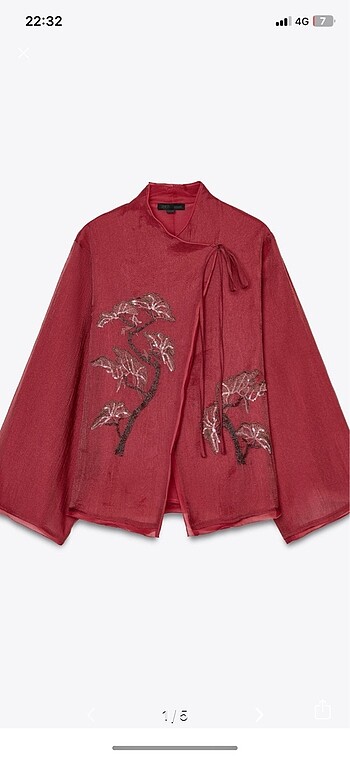 Zara taş işlemeli kimono