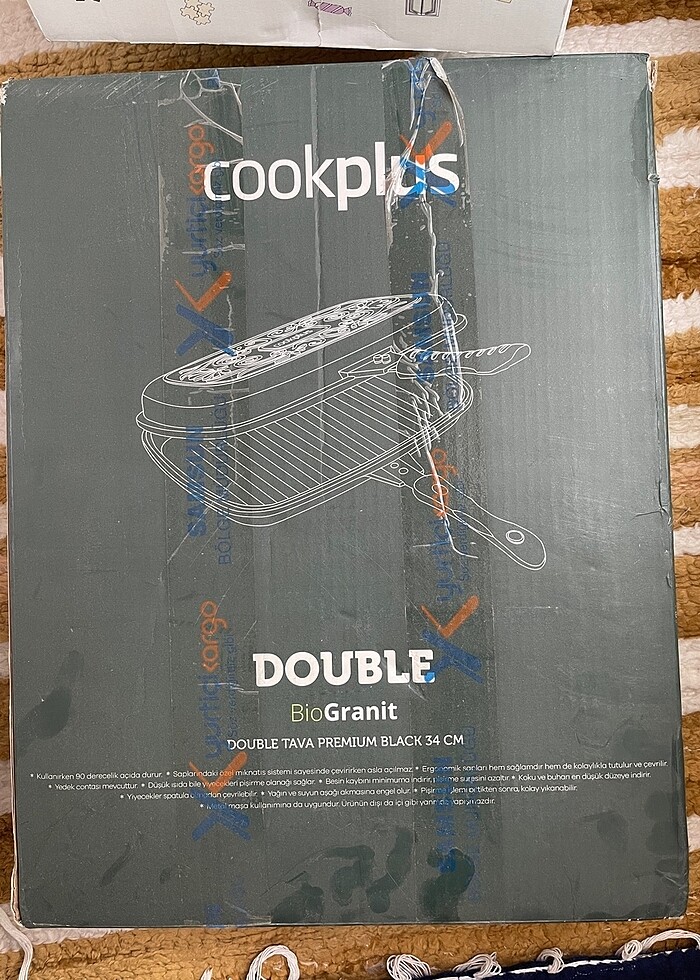 Karaca çift taraflı tava - Görsel 3