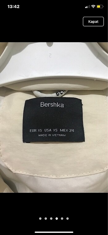 xs Beden bershka şişme mont forever