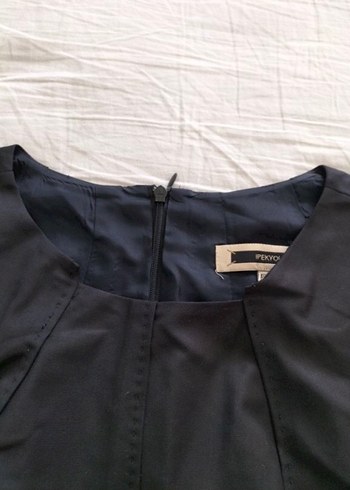 İpekyol Lacivert  Ofis Elbisesi - Görsel 5