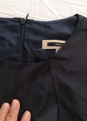 İpekyol Lacivert  Ofis Elbisesi - Görsel 7