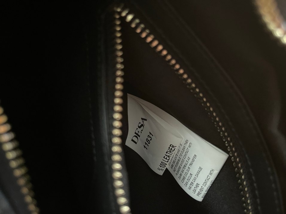 desa Zincir Detaylı Siyah Deri Kadın Çanta - Görsel 3