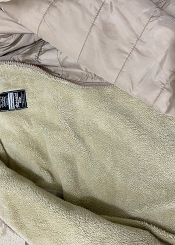 Bej çocuk Midi Kışlık mont - Görsel 2