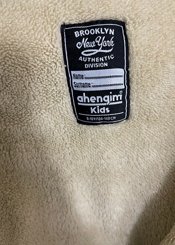 Bej çocuk Midi Kışlık mont - Görsel 3