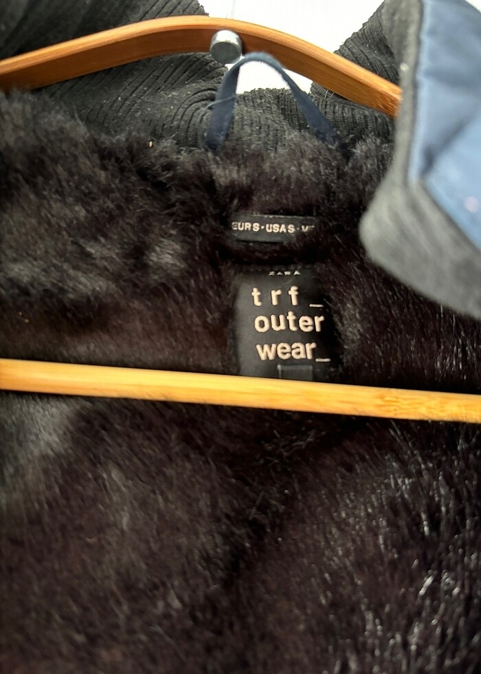 Zara Lacivert Parka - Görsel 3