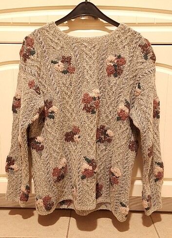 Express tricot vintage yün kazak