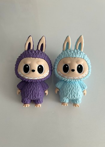 Mavi ve Mor İkili Takım Labubu - Görsel 3