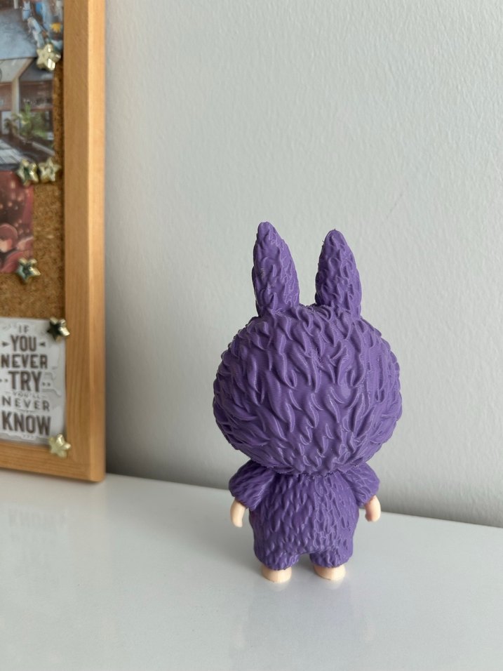 Mor Labubu Oyuncak Figür - Görsel 5