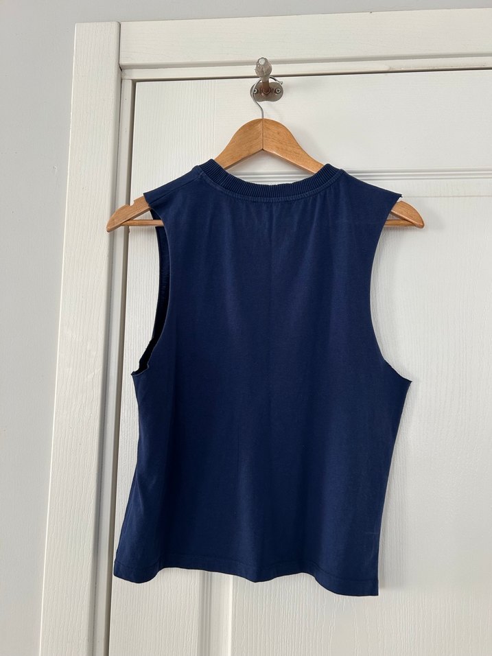 Trendyol Milla Lacivert Baskılı V Yaka Kadın Atlet - Görsel 2