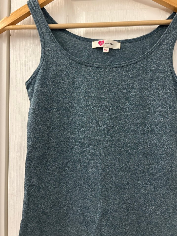 Koton Yeşil Kadın Kolsuz Atlet - Görsel 4