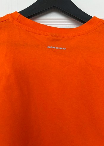 Turuncu Erkek Kısa Kollu Tişört - Görsel 3