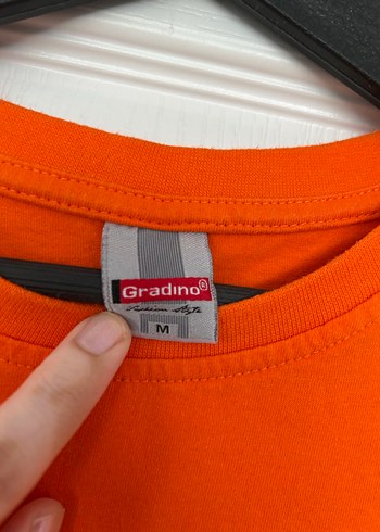 Turuncu Erkek Kısa Kollu Tişört - Görsel 6