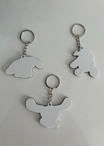 Cinnamoroll Sanrio Anahtarlık Seti Üç Adet - Görsel 2