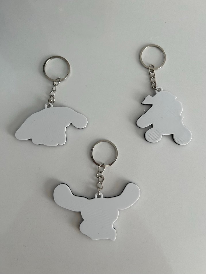 Cinnamoroll Sanrio Anahtarlık Seti Üç Adet - Görsel 2