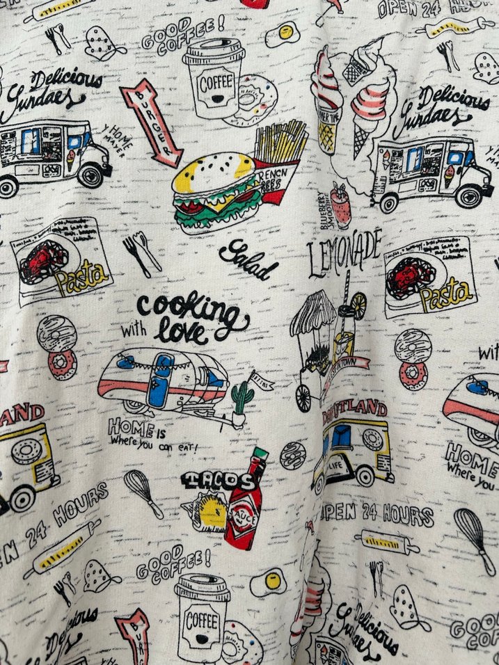 Baskılı Düğmeli Kadın Sweatshirt - Görsel 4