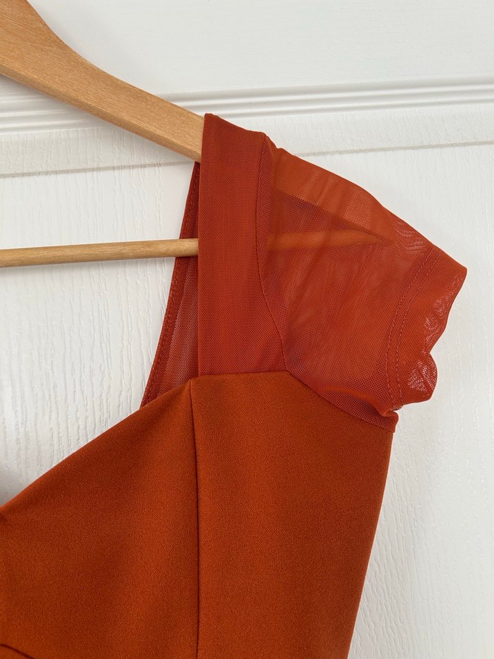 Trendyol Milla Kiremit Rengi Kadın Bodysuit - Görsel 5