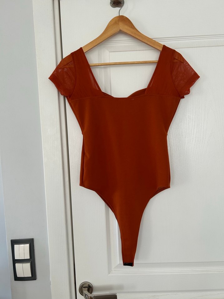 Trendyol Milla Kiremit Rengi Kadın Bodysuit - Görsel 2