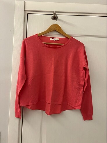 Koton Pembe Crop Bluz