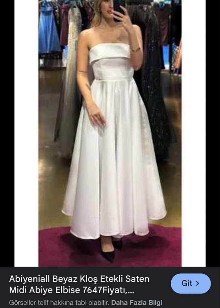 Nişan söz evden çıkış elbisesi - Görsel 2