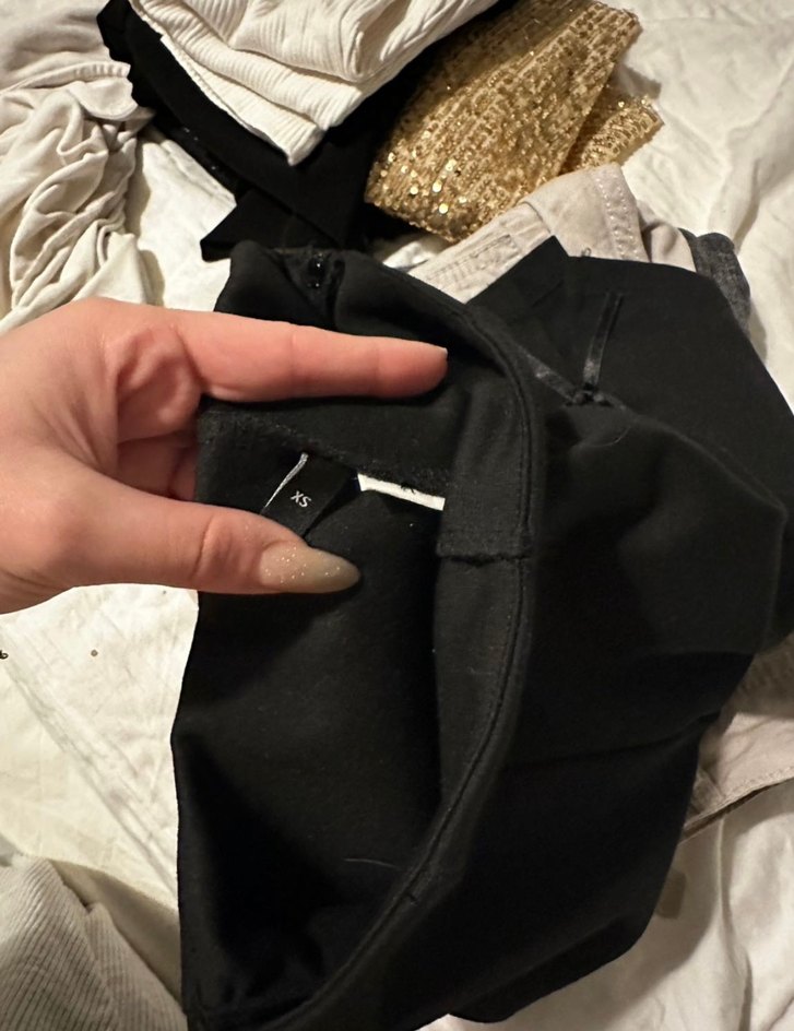 Siyah Mini Kadın Şort Etek - Görsel 4