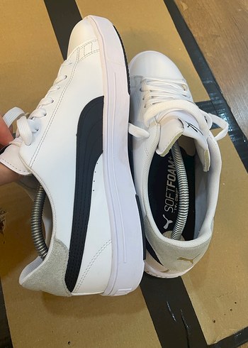 Puma Beyaz Puma erkek sneakers ayakkabısı