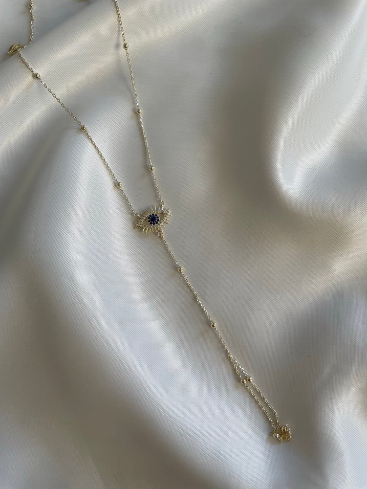 Zincir Detaylı Minimalist Altın Renkli El Zinciri - Görsel 2