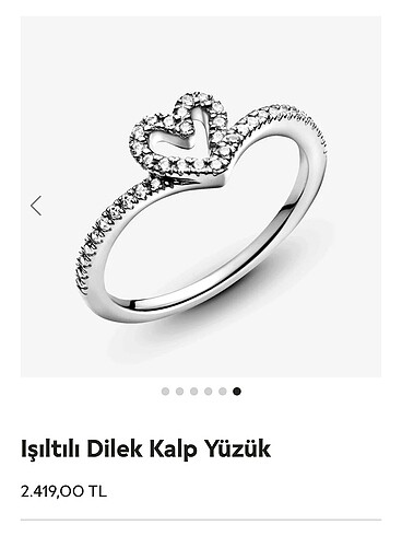 Pandora Kalp Yüzük
