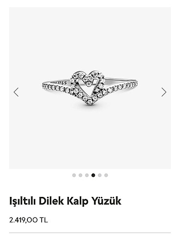  Beden Pandora Kalp Yüzük