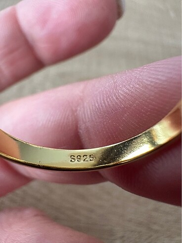 Beden 925 Ayar Gold Alyans Yüzük