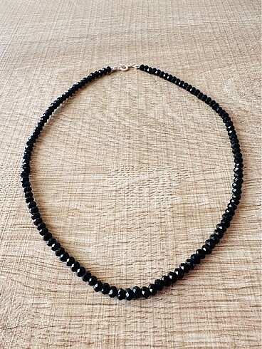 So Chic 925 Ayar Kristal Boncuklu Kolye