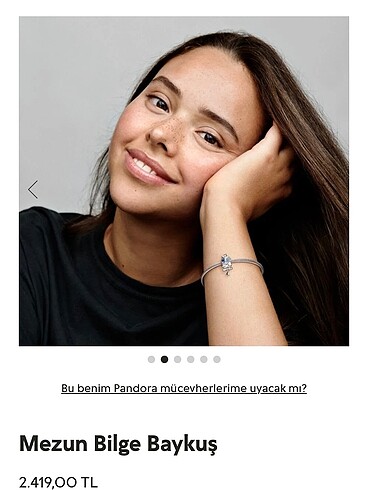 Pandora Pandora Mezun Bilge Baykuş Charm