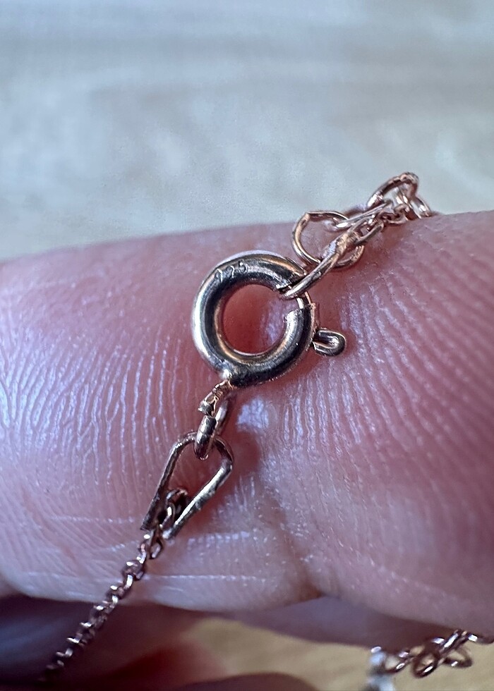 925 Ayar Rose Bileklik - Halhal - Görsel 5