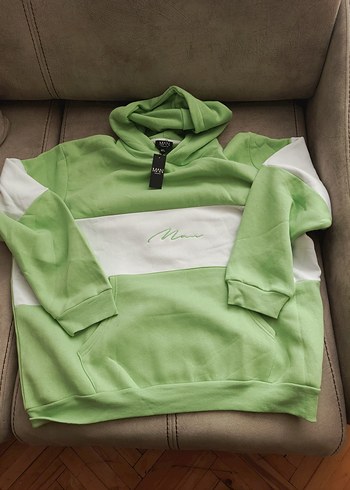 boohooman kapşonlu 4xl sıfır ürün