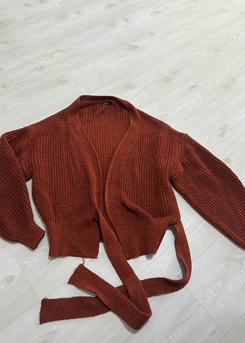 Örgü Mini Kadın Hırka - Görsel 2