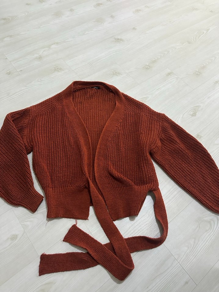 Örgü Mini Kadın Hırka - Görsel 2