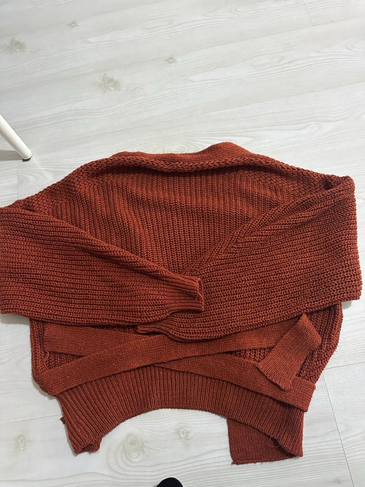 Örgü Mini Kadın Hırka - Görsel 3