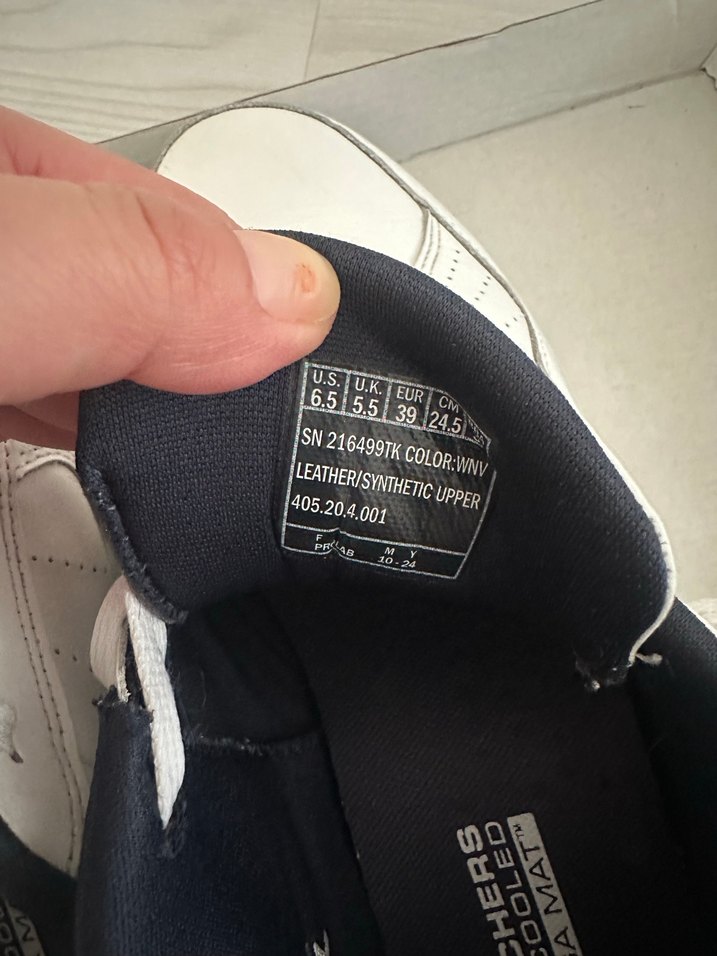 Beyaz Skechers Kadın Spor Ayakkabı - Görsel 4