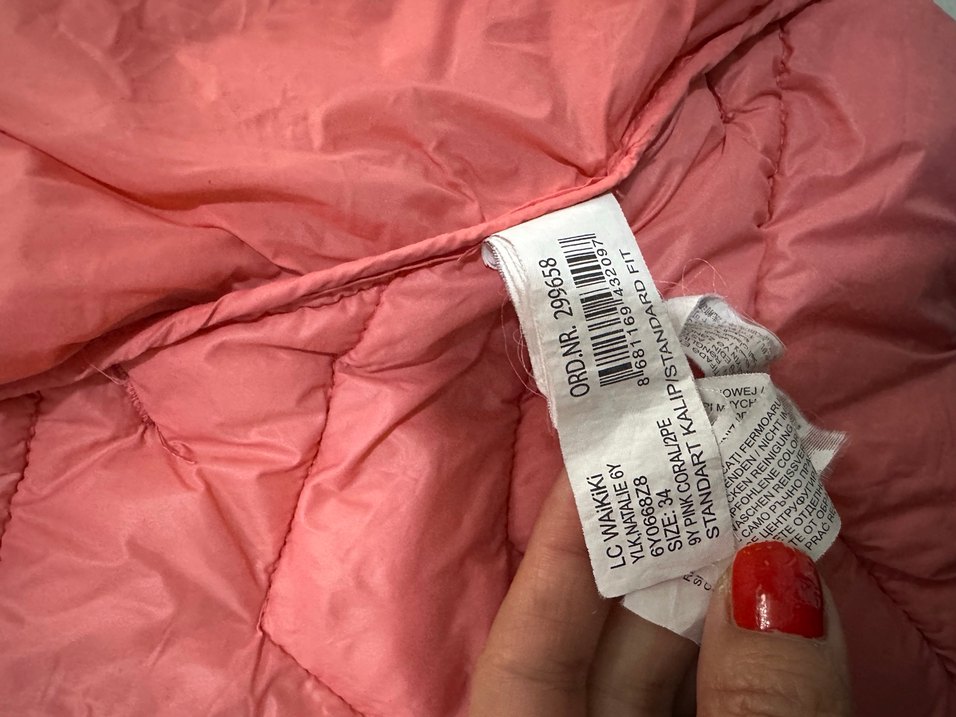 Pembe Kadın Şişme Yelek Fermuarlı - Görsel 4