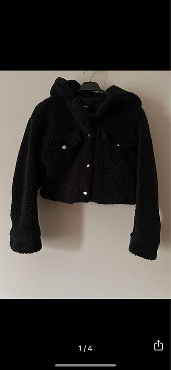 Pull and bear kürk crop