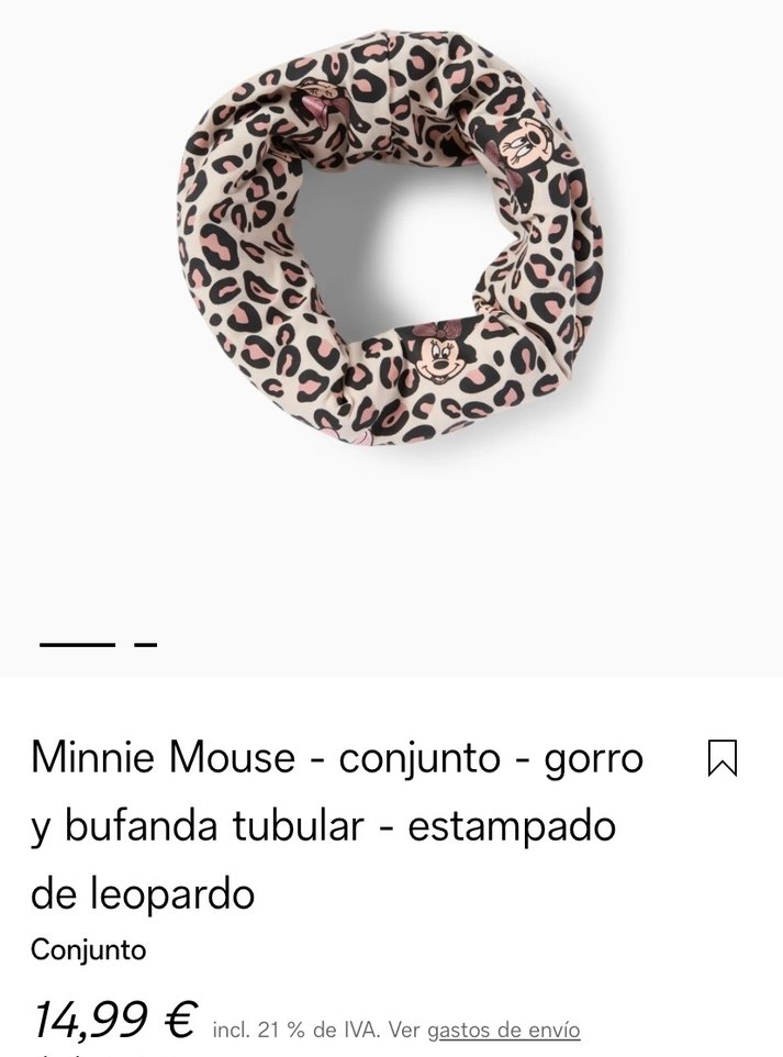 Minnie Desenli C&A Atkı veya bere - Görsel 2