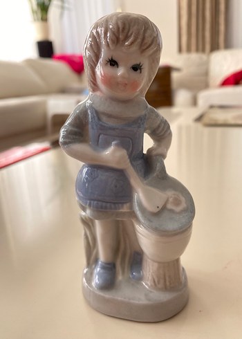 Vintage Porselen Biblo - Görsel 10