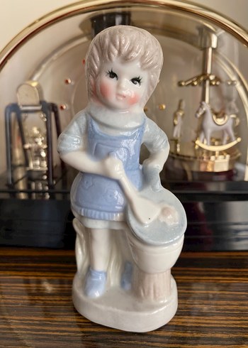 Vintage Porselen Biblo - Görsel 2