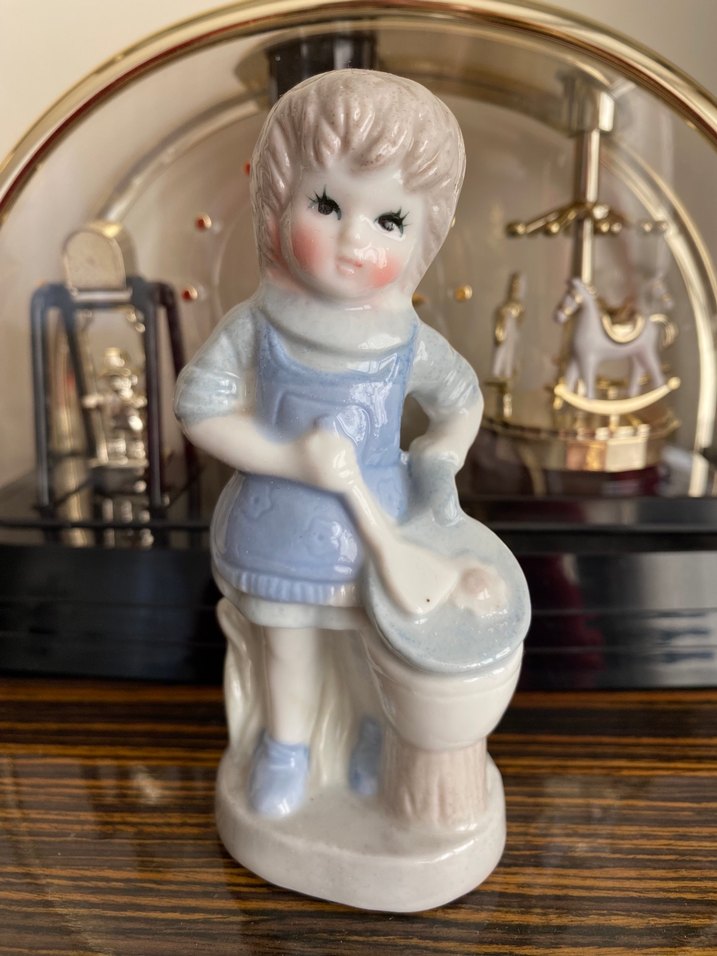 Vintage Porselen Biblo - Görsel 2