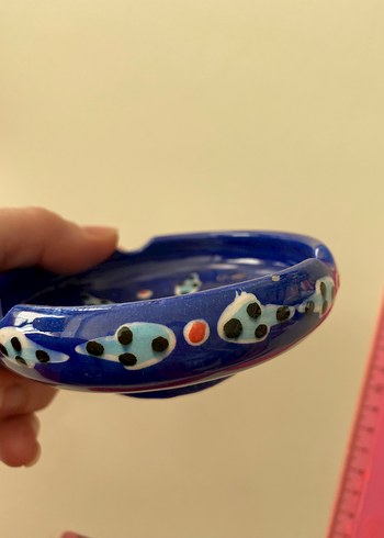 Vintage Çini Küllük - Görsel 4