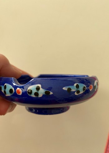 Vintage Çini Küllük - Görsel 5