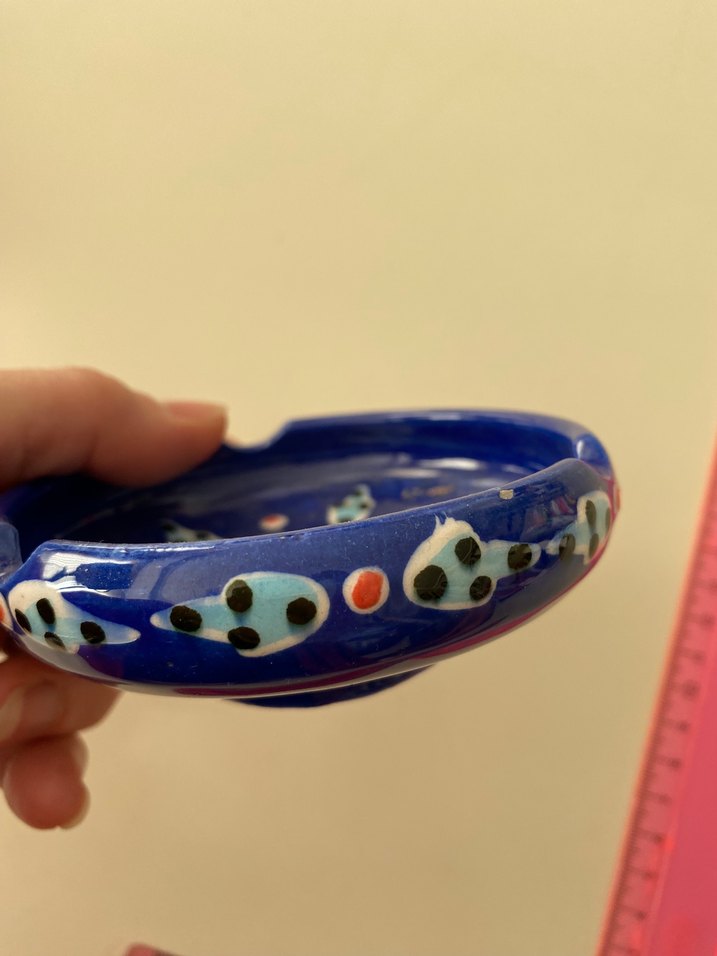 Vintage Çini Küllük - Görsel 4