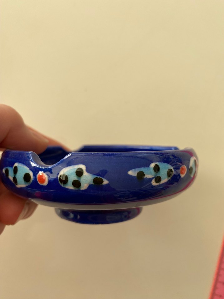 Vintage Çini Küllük - Görsel 5