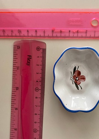 Vintage 4 adet Mini Figür Tabak - Görsel 4