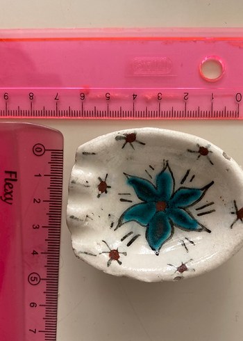 Vintage 4 adet Mini Figür Tabak - Görsel 7