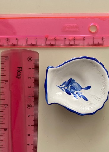 Vintage 4 adet Mini Figür Tabak - Görsel 5